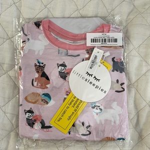 NWT - Little Sleepies - Pink Cool Cats - 12-18 months